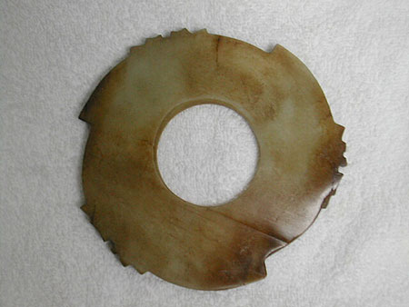 three toothed pi disk - Three toothed Pi disk - Shang dynasty -1600-1027 BC - files