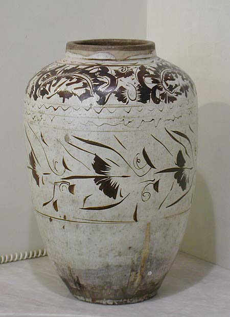 cizhou type jar  - Cizhou type jar  - Yuan dynasty ( 1279-1368 )  - files