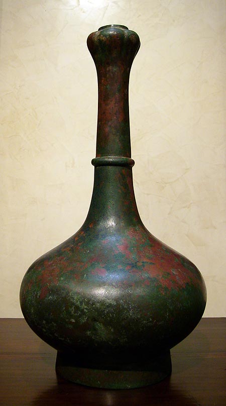 vase bouteille - Vase bouteille - Dbut de la dynastie Han de l’Ouest (III ° sicle av JC) - archives