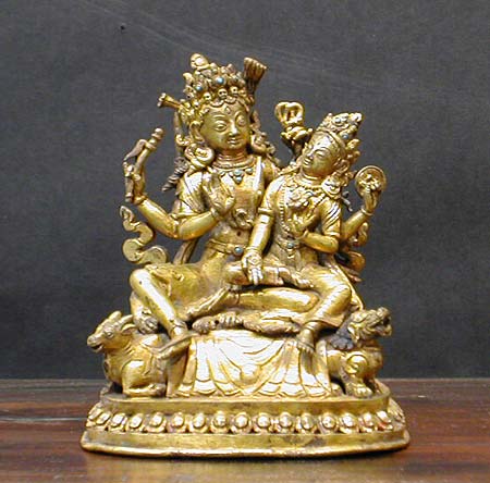 civa with parvati - Civa with Parvati - Nepal XVIII th century - files