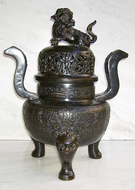 massive censer with cover - Massive censer with cover - Ming Dynasty XVIth century - files