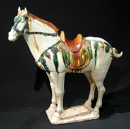 grand cheval sancai - Grand Cheval sancai - Dynastie Tang (618–907) - archives