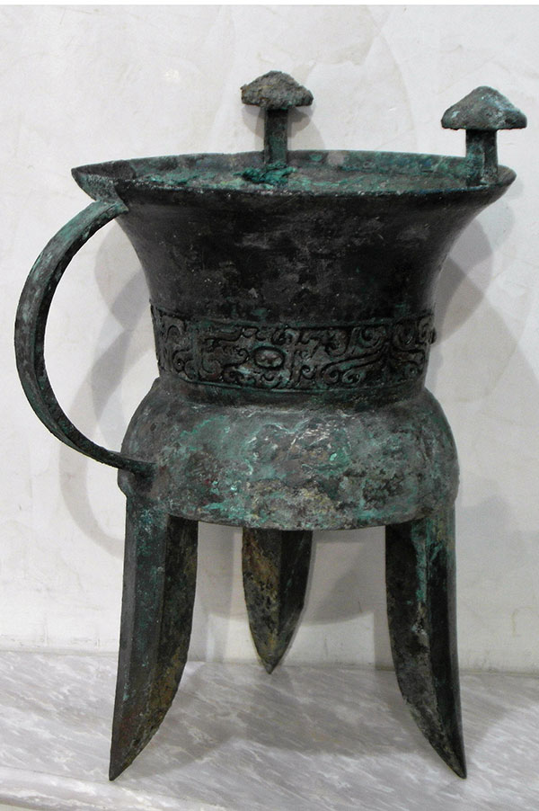 jia vase à vin - JIA Vase à vin - Dynastie des Zhou de l’Ouest (-1027  -771 av JC) - archives