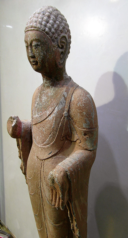 important lime stone buddha - Important lime stone Buddha - Northen Qi Dynasty (550–570) - stone sculptures