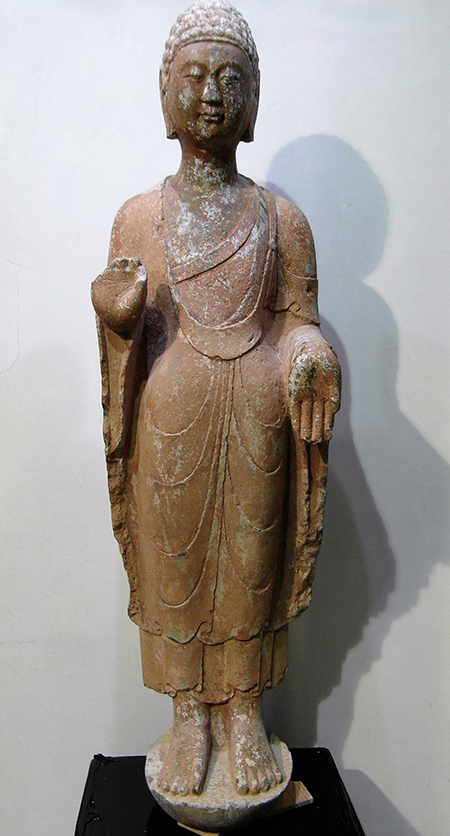 important lime stone buddha - Important lime stone Buddha - Northen Qi Dynasty (550–570) - stone sculptures