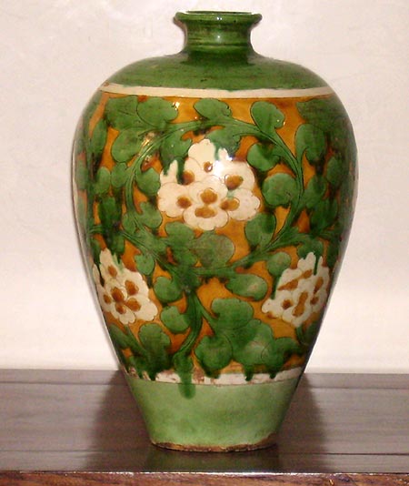 sancai meiping vase - Sancai meiping vase - Ming Dynasty XVII c. - files