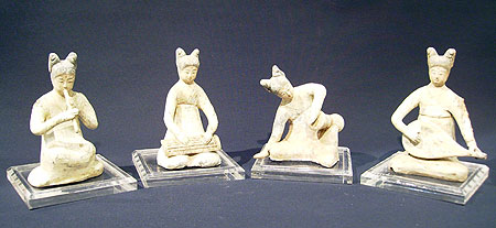 group of 4 musicians - Group of 4 musicians - Tang Dynasty (618 - 906) - files