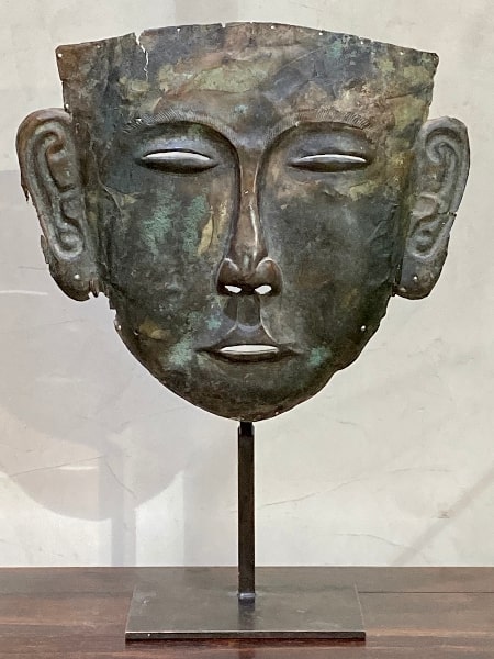 funeral mask - Funeral mask - Liao Dynasty (907-1125) - bronzes