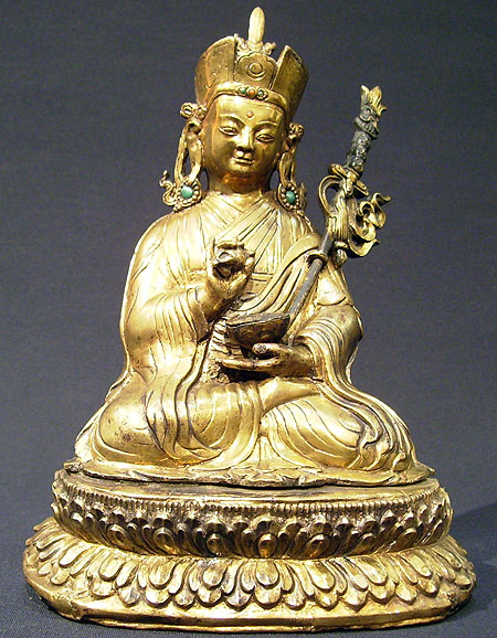 padmasambava ou guru rimpoché - Padmasambava ou Guru Rimpoché - Tibet XVIII° siècle - archives