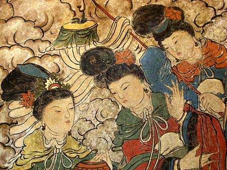 big stucco panel - Big stucco panel - Ming Dynasty circa 1600  - files