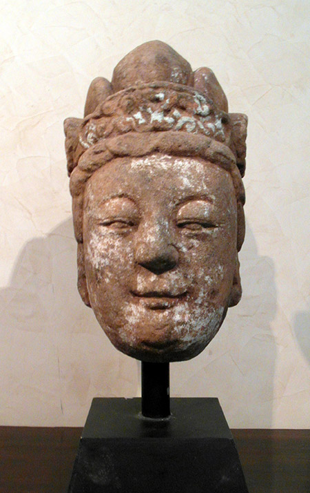 tête de guanyin - Tête de Guanyin - Début de la Dynastie Ming XV° siècle - archives