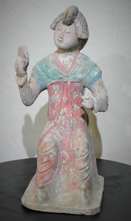 court lady - Court Lady - Tang Dynasty (618–907) - terra cotta