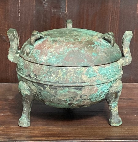 vase ding - Vase Ding - Dynastie des Zhou de l’Est (-771 -221 Av JC) - bronzes