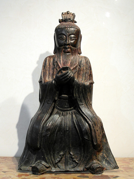 important taoist dignitary - Important taoist dignitary - Ming Dynasty circa 1600 - bronzes