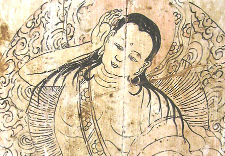 milarepa - Milarepa - Ming Dynasty circa 1400  - wood