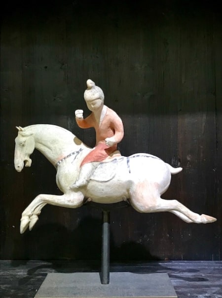 joueuse de polo - Joueuse de polo - Dynastie Tang (618-907) - terres-cuites